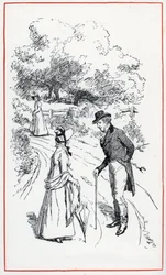 Illustration för "Emma" av Jane Austen (illustration)