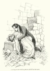 Illustration for Persuasion av Jane Austen (litho)