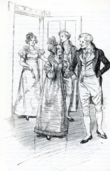 "The Ball at the Crown Inn" (illustration)