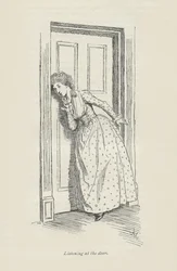 Lyssnar vid dörren, 1896
