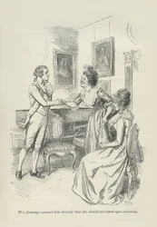 Mrs Jennings försäkrade honom direkt att hon inte skulle stå vid ceremonin 1896
