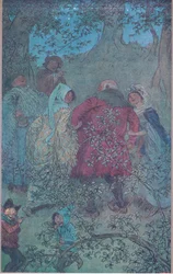 Nu, gode Sir John, hur lever dina Windsor-fruar, illustration från The Merry Wives of Windsor, 1910