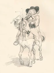 Preliminär skiss för The Wife of Bath, c1917