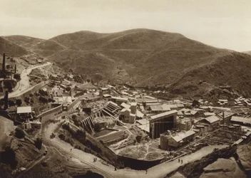 Mexiko: Pachucha, Mina Loreto (svartvitt foto)