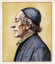Johann Caspar LAVATER (11 november 1741 - 2 januari 1801) 1854 (gravyr)