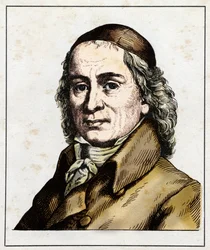 Porträtt av den tyske teologen August Hermann FRANCKE (1663-1727)