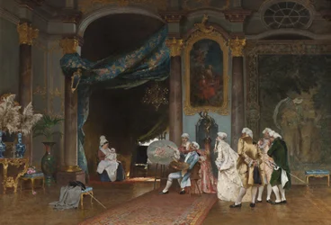 Ett möte, ca 1880