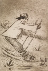 Gallen-Kallela på skidor