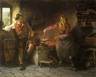 I köket, 1901