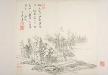 Album After Old Masters And Poems (album (10 blad), bläck på papper)