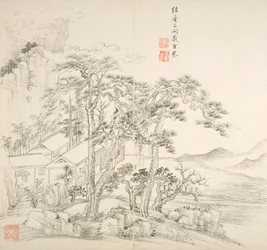 Album After Old Masters And Poems (album (10 blad), bläck på papper)