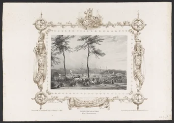 Nöjesfält och annat nöjen, 1836 Populär underhållning i Sterrenbosch / 17 juni 1836 (titel på objekt) Plattor för firandet av det andra hundraårsjubileet av Utrechtsche Hogeschool, 1836 (serietitel)