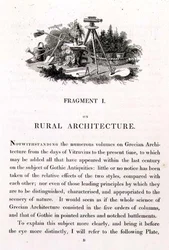Illustration ur «Fragments on the Theory and Practice of Landscape Gardening», utgiven 1816