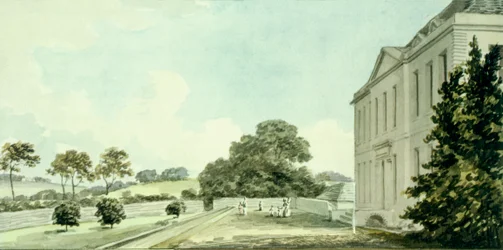 Röd bok för Sheringham Hall, ca 1812