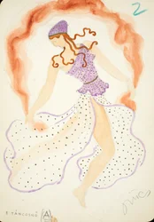 Tancosno, design för "Die ägyptische Helena" av Richard Strauss