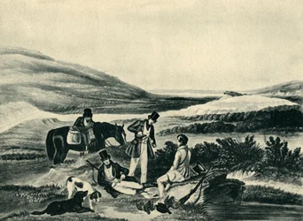 "Rypskjutning av sydlänningen", 1841, 1946.