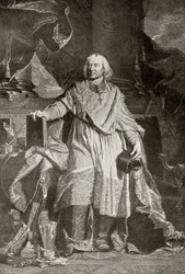 Jacques Benigne Bossuet, graverad av Pierre Imbert Drevet, från 