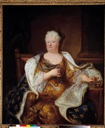 Porträtt av prinsessan Pfalz Charlotte Elisabeth de Baviere