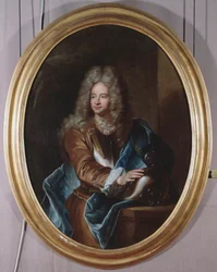 Porträtt av den italienska ambassadören i Frankrike Anton Giulio II Brignole-Sale (Brignole Sale) (1673-1710) Målning av Hyacinthe Rigaud (1659-1710) 1743)