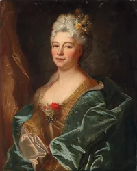 Porträtt av Marquise de la Mesangere, född Marguerite de Rambouillet