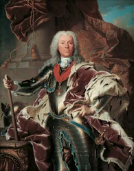 Porträtt av prins Joseph Wenzel I av Liechtenstein (1696-1772)