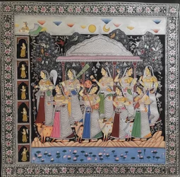 Indiska kvinnors procession