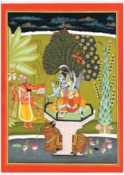 Guden Shiva, Parvati och Ganesha