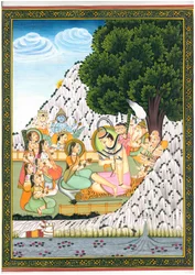 Shiva och Parvati – en gudomlig sammankomst