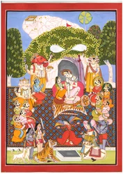 Shiva och Parvati – en gudomlig sammankomst