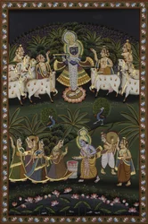 En livfull Krishna-fest