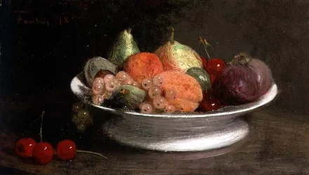 Stilleben av frukt