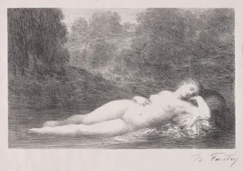 Ligga i vattnet, 1903.