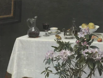 Stilleben: Corner of a Table, 1873