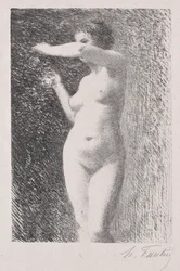 Studie för Eva, 1898.