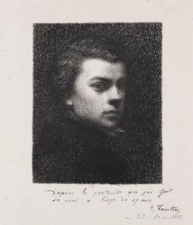 Konstnären vid 17 år, 1892.