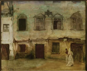 Ignacio Zuloaga / Street in an Old Castilian Town’, 1894, Olja på duk