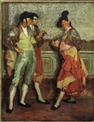 Ignacio Zuloaga / Young Village Bullfighters’, 1906, Olja på kanas, 197 × 154 cm, AS00819