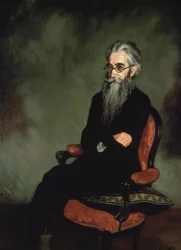 PORTRÄTT AV RAMON DEL VALLE-INCLAN - 1931 - OLEO / CANVAS - 149 × 109