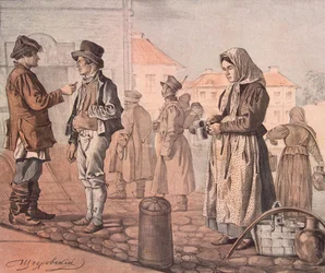 Street Milk Seller från serien These Are Our People, 1842