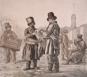 Street Sbiten-säljare från serien These Are Our People, 1842