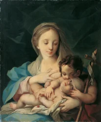 Maria med barnet och Johannesknaben