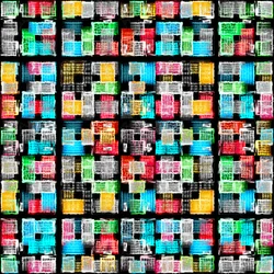Livfulla abstrakta block