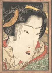 Avvisad Geisha från Passions Cooled by Springtime Snow, 1824.