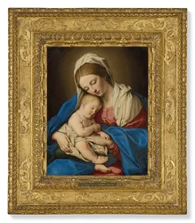 Madonna med barn (olja på duk)
