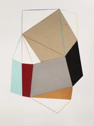 Färgglad geometrisk design