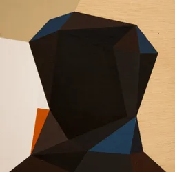 Facetterat abstrakt porträtt