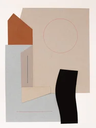 Modernt abstrakt collage