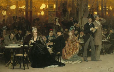 Ett parisiskt kafé, 1875