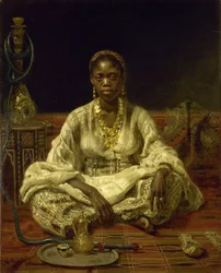 Svart kvinna, 1875-1876