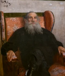 LEON TOLSTOI I EN ROSA FÅTÅL